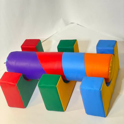Modular Soft Balance Beam & Obstacle Course Set